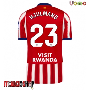 Atletico Madrid Morten Hjulmand #23 Prima Maglia 2026-27 Manica Corta